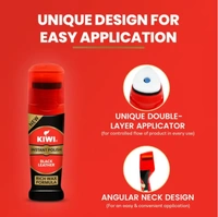 Kiwi Instant Polish, Black Leather-75ml