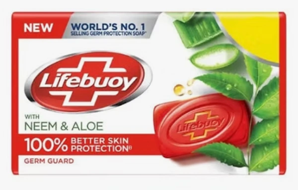 Lifebuoy with Neem & Aloe soap bar - 75gm
