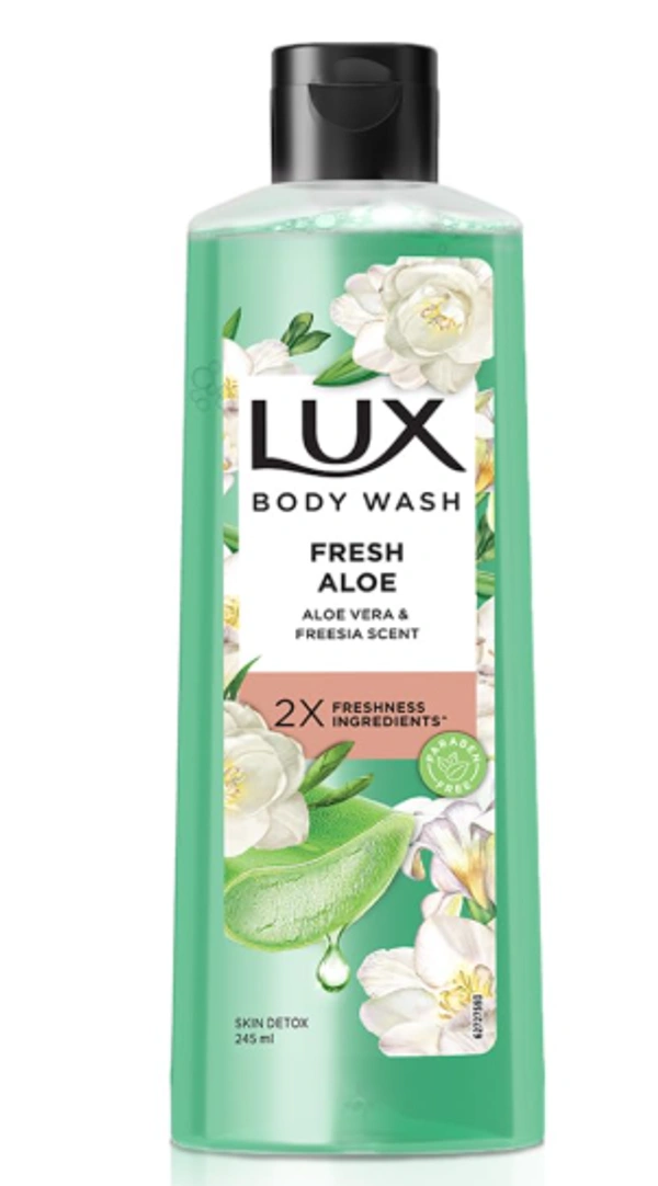 Lux Body Wash Fresh Aloe, Aloe Vera & Freesia Scent-245ml