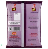 MB Castor Sugar, Refined Sugar-500gm