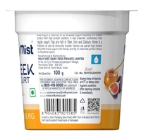 Milky Mist Greek Yogurt, Honey & Fig | High Protein - 100gm