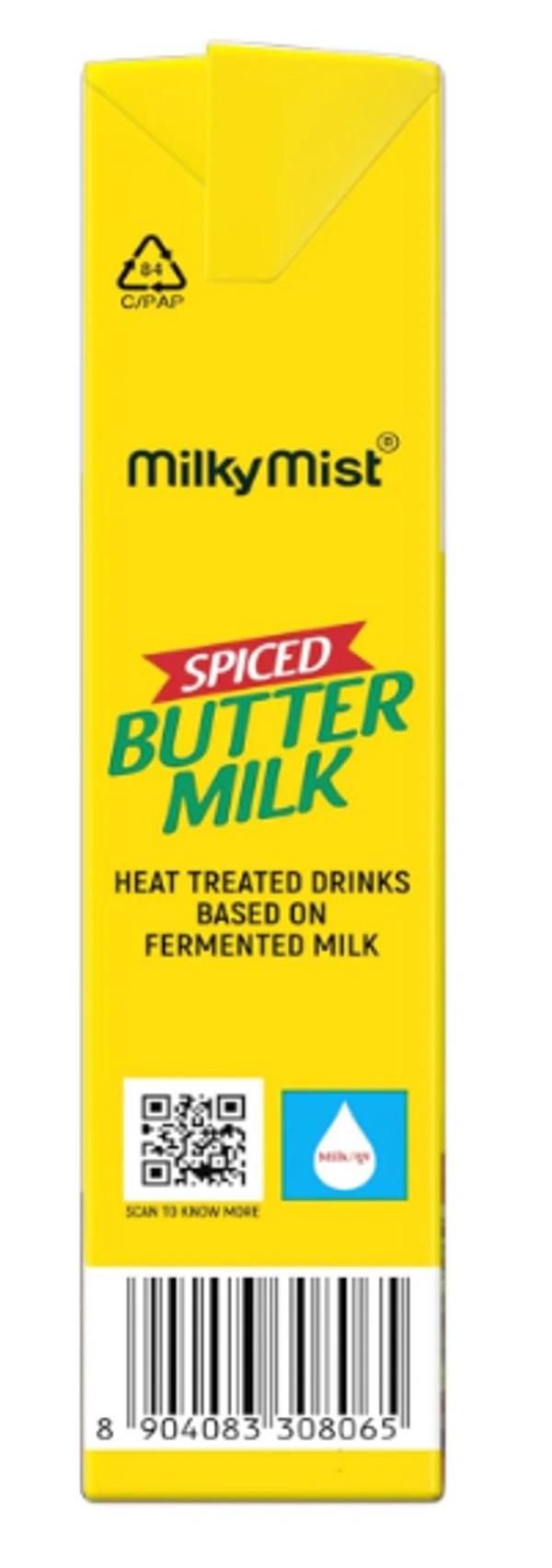 Milky Mist Spiced Butter Milk, Probiotic Buttermilk - 200ml