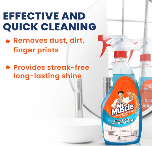 Mr Muscle Streak Free Shine, Glass Cleaner - 500ml