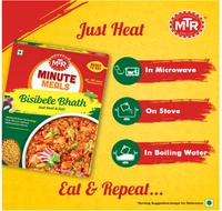MTR Minute Bisibele Bhath, Just Heat & Eat | Ready to Eat - 300gm