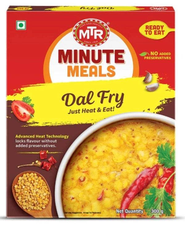 MTR Minute Meals Dal Fry, Just Heat & Eat | Ready to Eat - 300gm