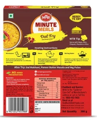 MTR Minute Meals Dal Fry, Just Heat & Eat | Ready to Eat - 300gm