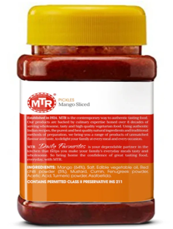 MTR Mango Sliced Pickle-300gm