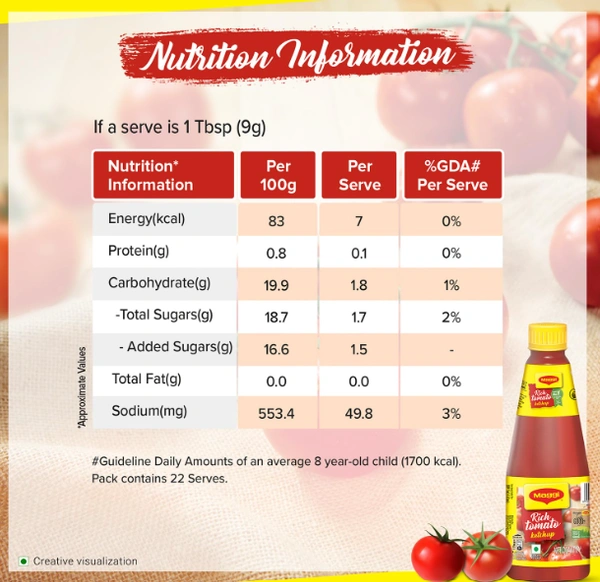 Maggi Rich Tomato Ketchup-190gm