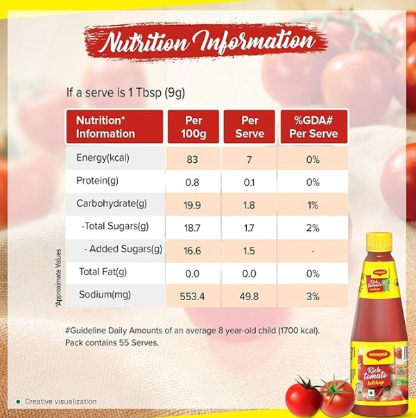 Maggi Rich Tomato ketchup-485gm