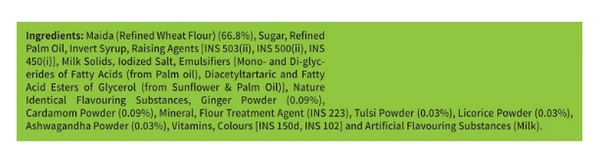 Sunfeast Marie Light Veda Biscuits, with Timeless Herbs - 62.5gm