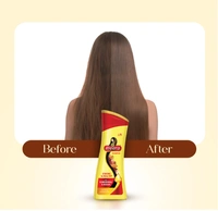 Meera Shampoo Strong & Healthy Kunkudukai & Badam - 180ml