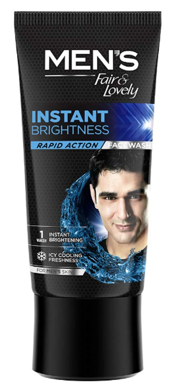 Fair & Lovely Mens Instant Brightness, Rapid Action Face wash-50gm