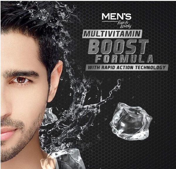 Fair & Lovely Mens Instant Brightness, Rapid Action Face wash-50gm