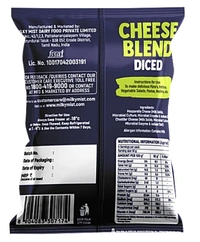 Milky Mist cheese Blend Diced 200gm , Mozzarella & Cheddar Cheese Blend