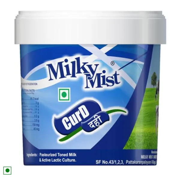 Milky Mist Curd, Bucket - 1Kg