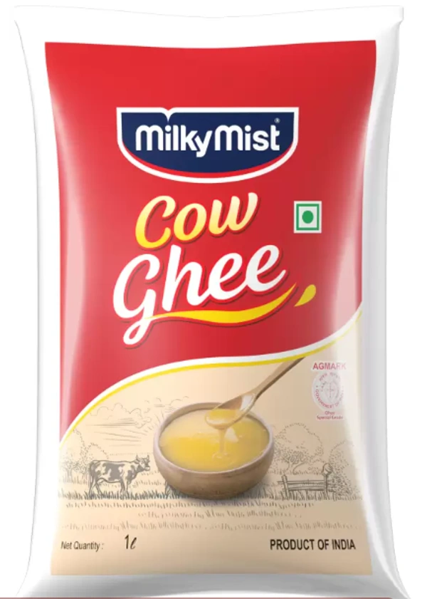 Milky Mist Cow Ghee / Tuppa, Ghee Special Grade - 1ltr