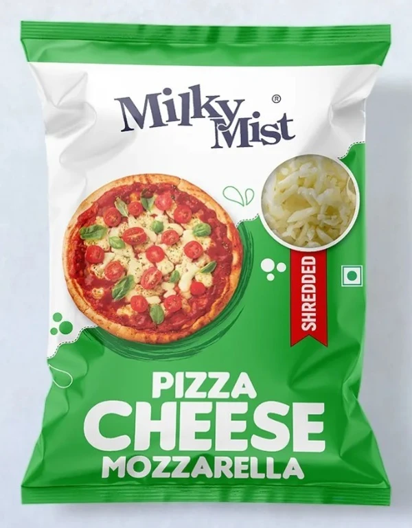 Milky Mist Pizza Cheese Mozzarella, Shredded-200gm