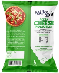 Milky Mist Pizza Cheese Mozzarella, Shredded-200gm