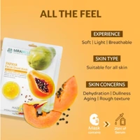 Mirabelle Korea Papaya Facial Sheet Mask,1packet