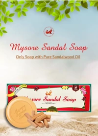 Mysore Sandal Soap,150gm(Pack of 3)-450gm