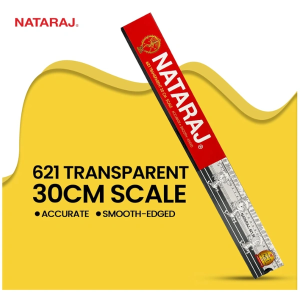 Nataraj 621 Transparent 30 cm Scale