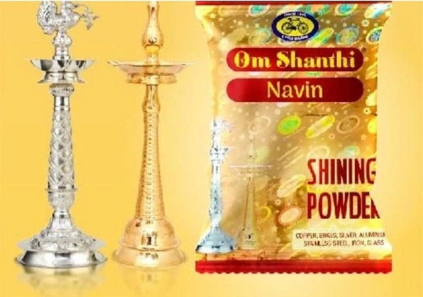 Cycle Om Shanthi Navin Shining Powder, Metal & Glass-200gm