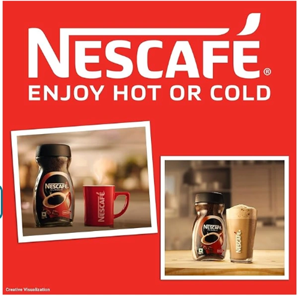 Nescafe Classic Instant Coffee, 100% Pure Coffee - 45gm