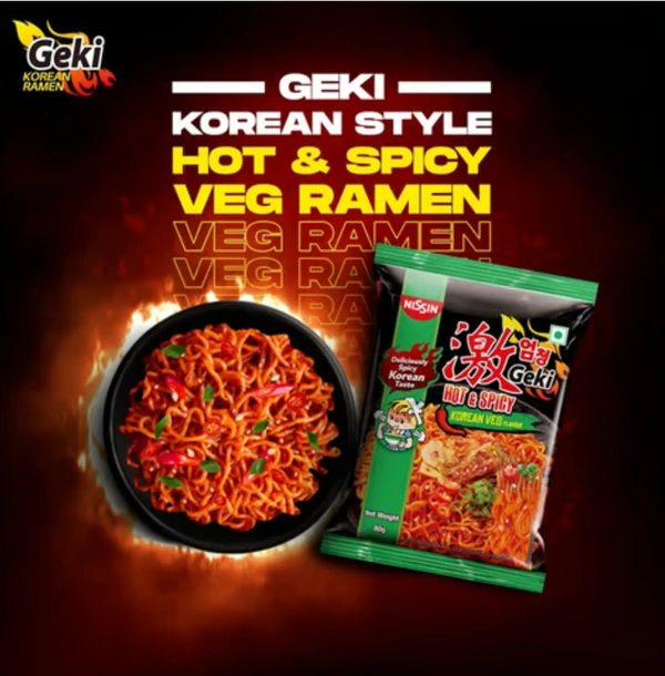 Nissan Hot & Spicy Korean Veg Flavour - 80gm