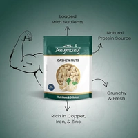 Nutraj Anymany Cashew Nuts,Whole-400gm