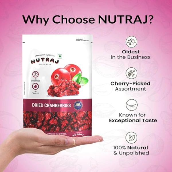 Nutraj Dried Cranberries,180gm