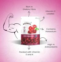 Nutraj Dried Cranberries,180gm