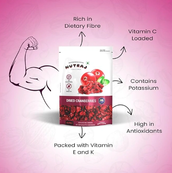 Nutraj Dried Cranberries,180gm