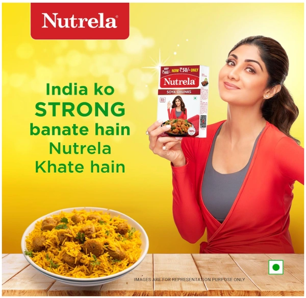 Nutrela Soya chunks, 100% Vegetarian  - 200gm