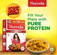 Nutrela Soya chunks, 100% Vegetarian  - 200gm
