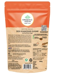 Organic India Certified Organic Unrefined Brown Sugar 