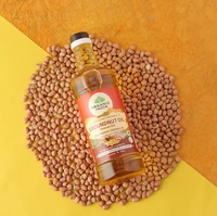 Organic India Certified Organic Cold Pressed Cooking Oil Groundnut Oil / Peanut Oil - 1ltr