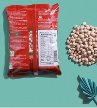 Organic India Certified Organic Kabuli Chana / White Chick Pea - 500gm