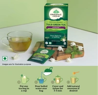 Organic India Tulsi Green Tea, Jasmine - 25 bags