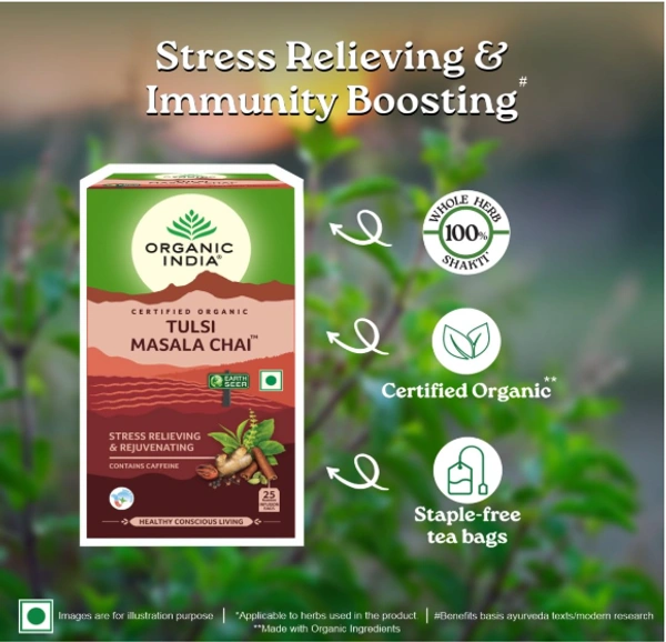 Organic India Tulsi Masala Chai - 25bags
