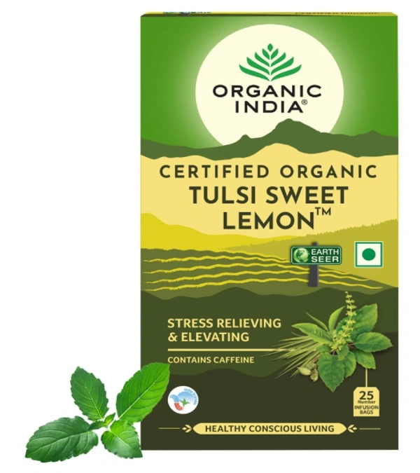 Organic India Tulsi Sweet Lemon Tea - 25bags