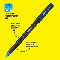 Classmate Octane Gel Pen,Blue,Smudge-Proof Writing-5pcs(10/- each)