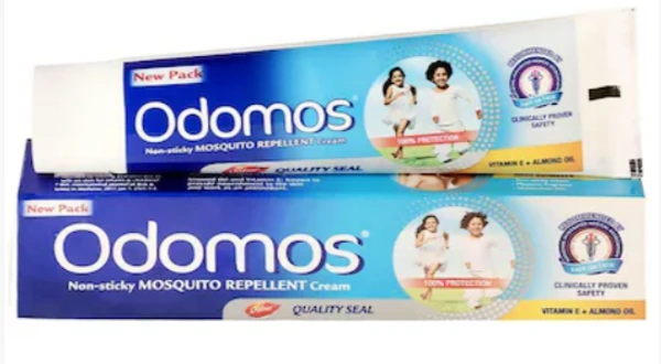 Odomos Non-Sticky Cream Mosquito Repellent Cream-23gm