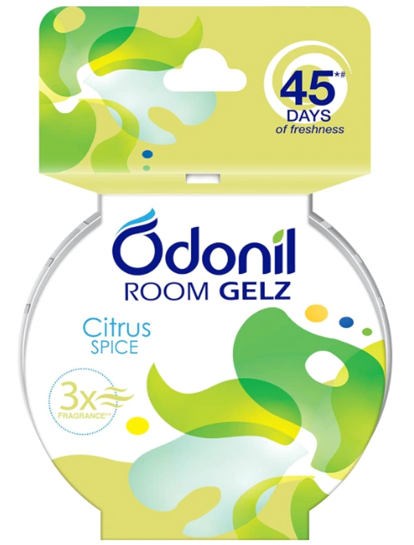 Odonil Room Gelz, Citrus Spice | 3x Fragrance - 75gm