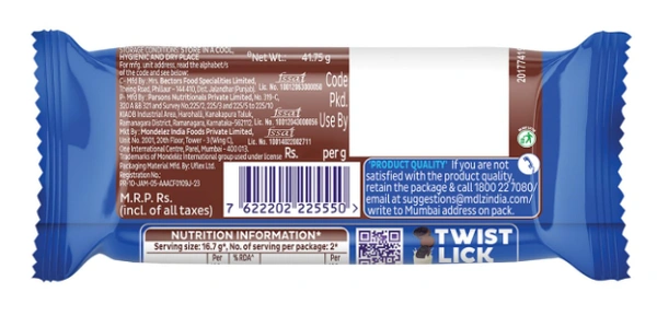 Cadbury Oreo Chocolatey Sandwich Biscuits, Choco Creme - 41gm