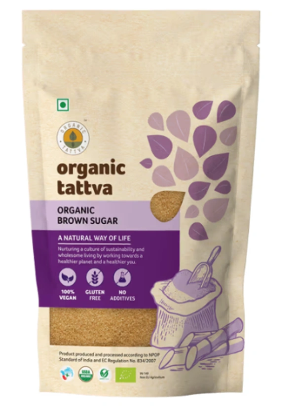 Organic Tattva Organic Brown Sugar - 500gm