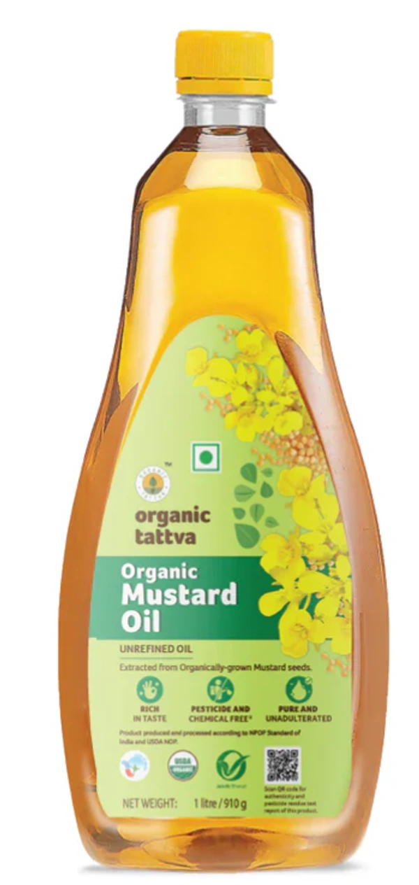 Organic Tattva Organic Mustard Oil-1ltr