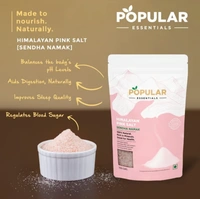 Popular Essentials Himalayan Pink Salt Sendha Namak-500gm