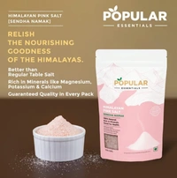 Popular Essentials Himalayan Pink Salt Sendha Namak-500gm