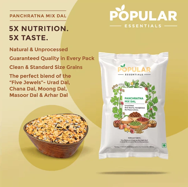 Popular Essentials Pancharatna Dal, 500gm