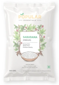 Popular Essentials Sabudana / Sagoo Medium-500gm